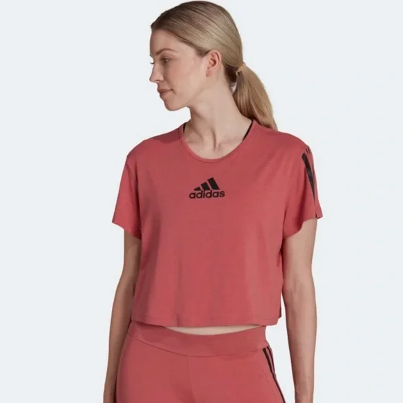 Adidas AEROREADY Made for Training Crop Sport Tee - Size S - Picture 1 of 11